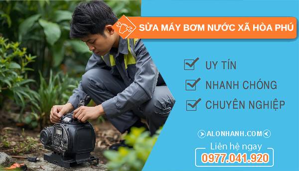 sửa máy bơm nước xã hoà phú uy tín