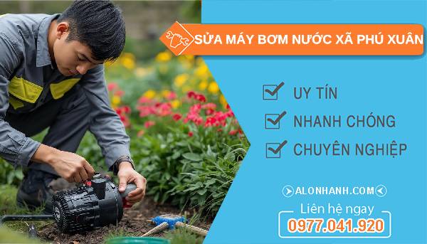 sửa máy bơm nước xã phú xuân giá rẻ
