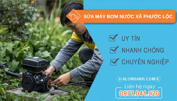sửa máy bơm nước xã phước lộc