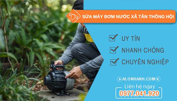 sửa máy bơm nước xã tân thông hội