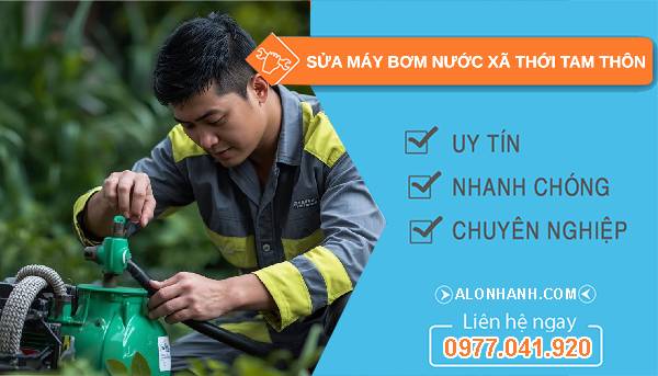 sửa máy bơm nước xã thới tam thôn giá rẻ