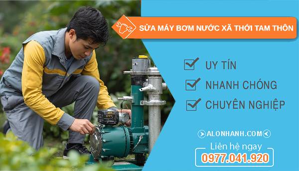 sửa máy bơm nước xã thới tam thôn