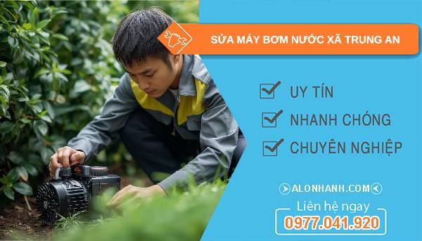 sửa máy bơm nước xã trung an giá rẻ