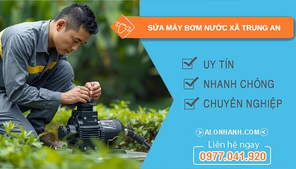 sửa máy bơm nước xã trung an
