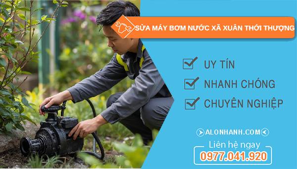sửa máy bơm nước xã xuân thới thượng giá rẻ