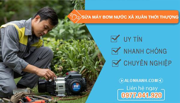 sửa máy bơm nước xã xuân thới thượng