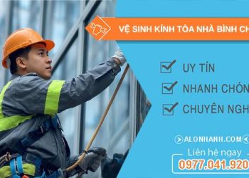 vệ sinh kính toà nhà bình chánh giá rẻ