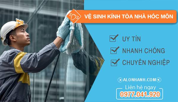 vệ sinh kính toà nhà hóc mông giá rẻ