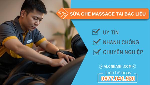 sửa ghế massage tại bạc liêu uy tín