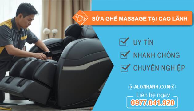 sửa ghế massage tại  cao lãnh giá rẻ