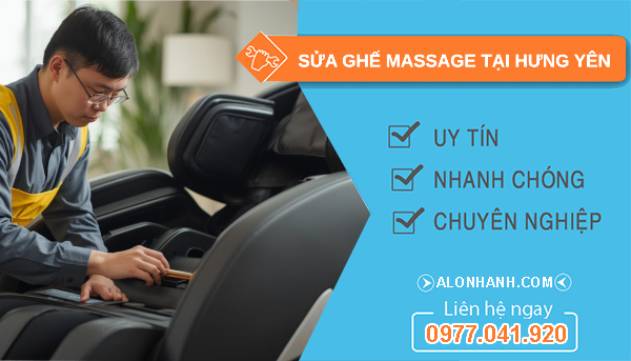 sửa ghế massage tại hưng yên uy tín