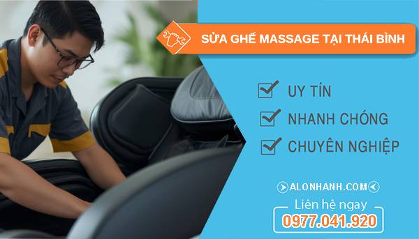 sửa ghế massage tại thái bình uy tín