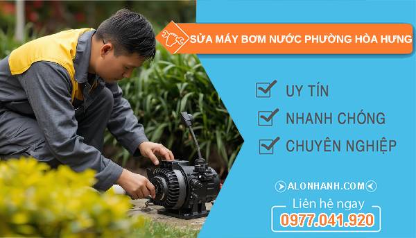 sửa máy bơm nước phường hoà hưng
