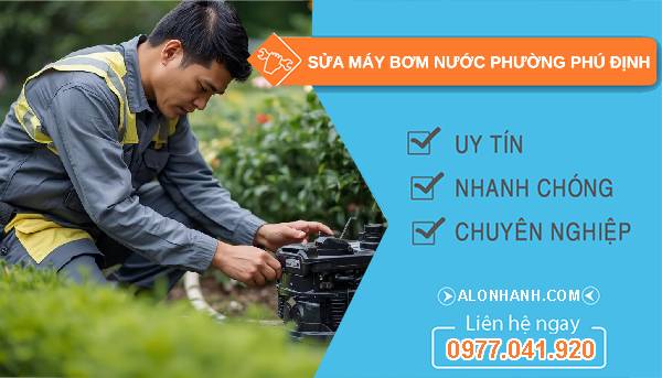 sửa máy bơm nước phường phú định giá rẻ