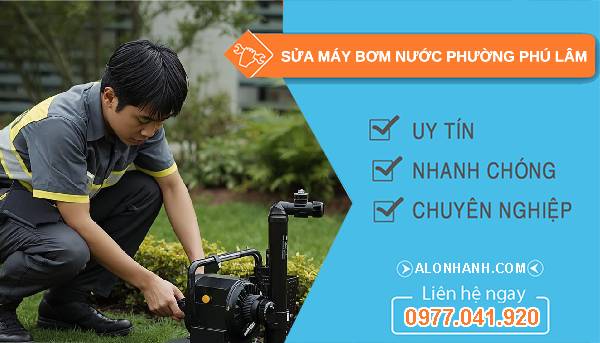 sửa máy bơm nước phường phú lâm