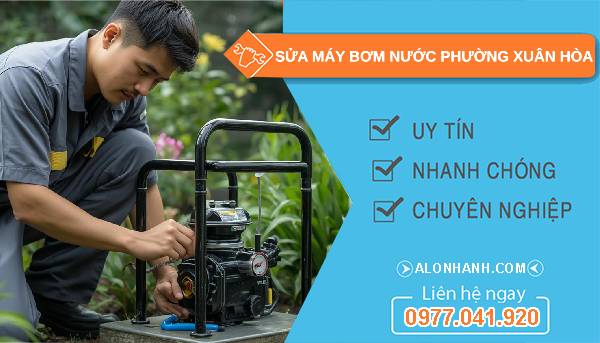 sửa máy bơm nước phường xuân hoà giá rẻ