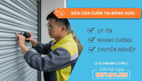 thợ sửa cửa cuốn tại đồng xoài giá rẻ