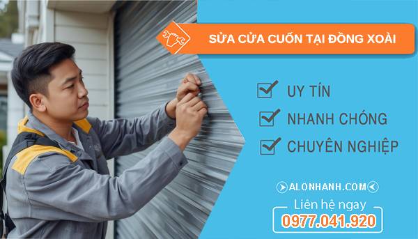 thợ sửa cửa cuốn tại đồng xoài uy tín