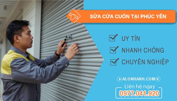 thợ sửa cửa cuốn tại phúc yên giá rẻ