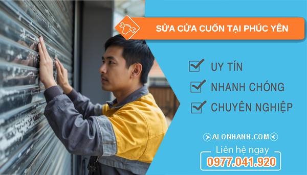 thợ sửa cửa cuốn tại phúc yên