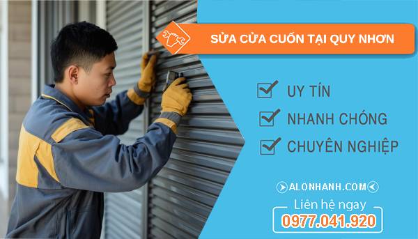 thợ sửa cửa cuốn tại quy nhơn giá rẻ