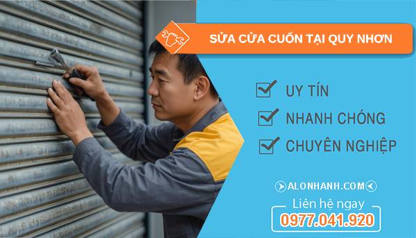 thợ sửa cửa cuốn tại quy nhơn uy tín