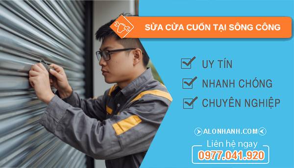 thợ sửa cửa cuốn tại sông công giá rẻ