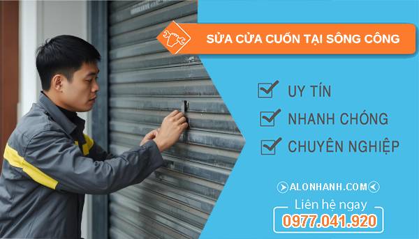 thợ sửa cửa cuốn tại sông công uy tín