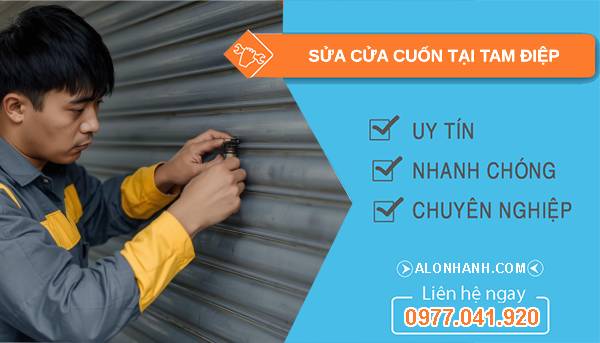 thợ sửa cửa cuốn tại tam điệp uy tín