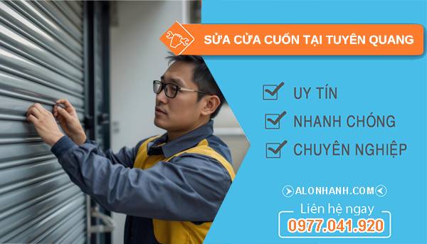 thợ sửa cửa cuốn tại tuyên quang giá rẻ