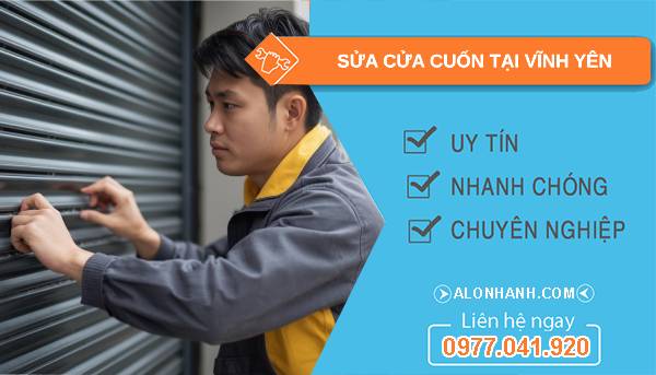 thợ sửa cửa cuốn tại vĩnh yên giá rẻ