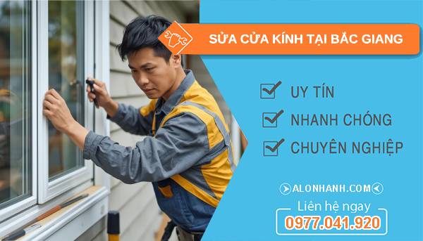 thợ sửa cửa kính tại bắc giang giá rẻ