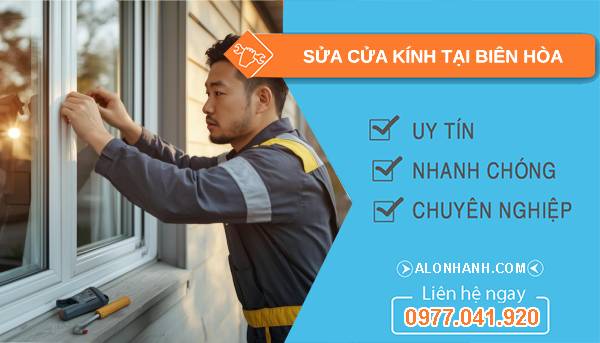 thợ sửa cửa kính tại biên hòa uy tín