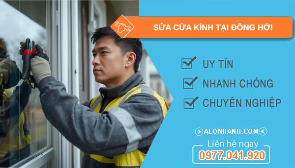 thợ sửa cửa kính tại đồng hới giá rẻ