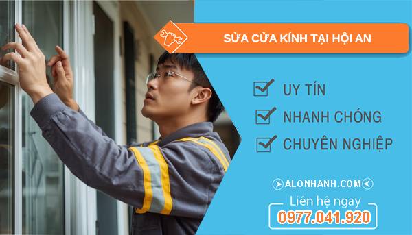thợ sửa cửa kính tại hội an