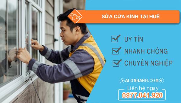 thợ sửa cửa kính tại huế
