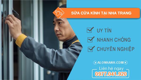 thợ sửa cửa kính tại nha trang giá rẻ