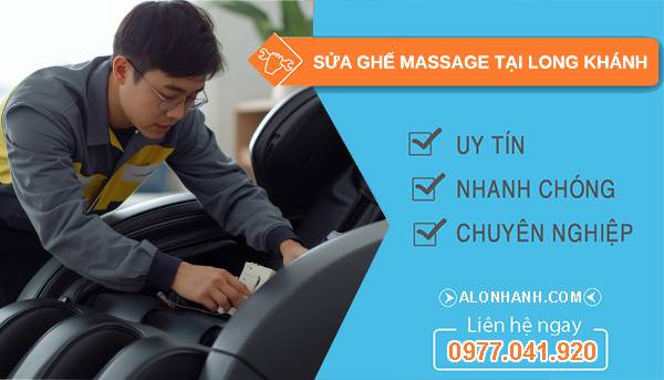 thợ sửa ghế massage tại long khánh giá rẻ