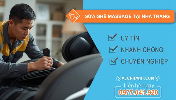 thợ sửa ghế massage tại nha trang