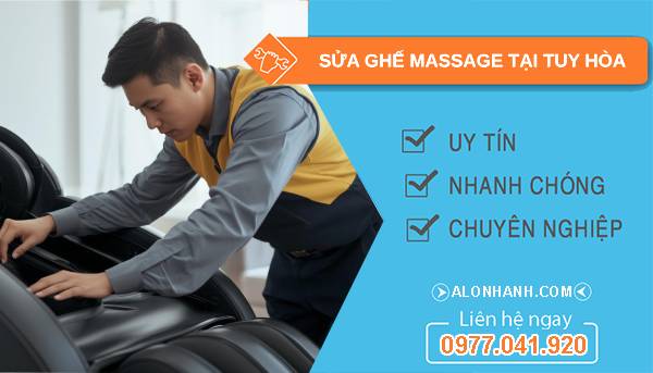 thợ sửa ghế massage tại tuy hòa uy tín