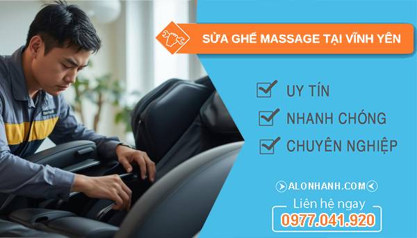 thợ sửa ghế massage tại vĩnh yên uy tín