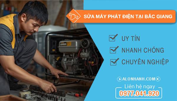thợ sửa máy phát điện tại bắc giang giá rẻ