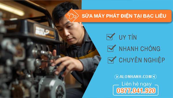 thợ sửa máy phát điện tại bạc liêu giá rẻ