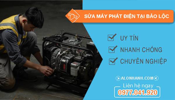 thợ sửa máy phát điện tại bảo lộc