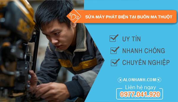 thợ sửa máy phát điện tại buôn ma thuột uy tín
