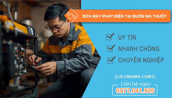thợ sửa máy phát điện tại buôn ma thuột