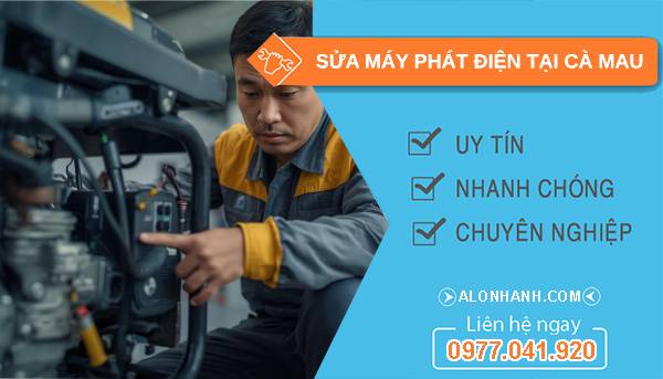 thợ sửa máy phát điện tại cà mau giá rẻ