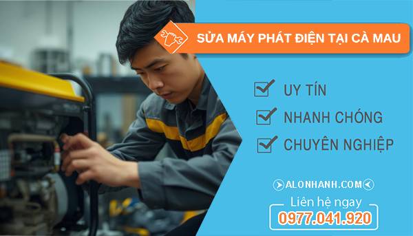thợ sửa máy phát điện tại cà mau