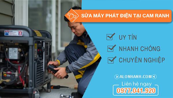 thợ sửa máy phát điện tại cam ranh