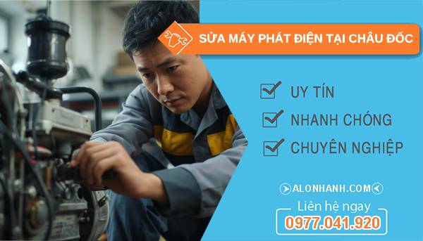 thợ sửa máy phát điện tại châu đốc uy tín